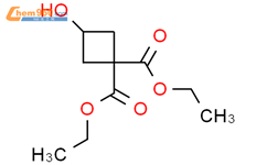 3-羟基环丁烷基-1,1-二羧酸二乙酯结构式图片|99974-66-0结构式图片