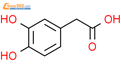 3,4-二羟基苯乙酸结构式图片|102-32-9结构式图片