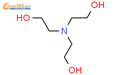 2,2'',2''''-三羟基三乙胺;2,2'',2''''-次氮基三乙醇;三乙醇胺结构式图片|102-71-6结构式图片