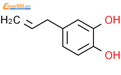 4-烯丙基-1,2-苯二醇结构式图片|1126-61-0结构式图片