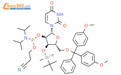 3'-TBDMS-RU 亚磷酰胺单体结构式图片|129451-77-0结构式图片