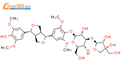 (-)-丁香树脂酚-4-O-β-D-呋喃芹糖基-(1→2)-β-D-吡喃葡萄糖苷结构式图片|136997-64-3结构式图片