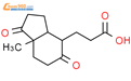 1,5-二氧代-7aβ-甲基-3aα-六氢茚烷-4α-丙酸