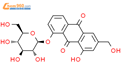 芦荟大黄素-8-O-葡萄糖苷结构式图片|33037-46-6结构式图片