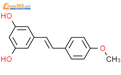 白藜芦醇-4'-甲醚结构式图片|33626-08-3结构式图片