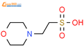 2-(N-吗啉)乙磺酸结构式图片|4432-31-9结构式图片