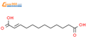 反式-2-十二碳烯二酸(CAS:6402-36-4)结构式图片
