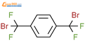 α,α,α',α'-四氟-α,α'-二溴对二甲苯结构式图片|651-12-7结构式图片