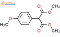 2-(4-甲氧基苯基)丙二酸-1,3-二甲酯结构式图片|71146-13-9结构式图片