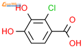 2-氯-3,4-羟基苯甲酸结构式图片|87932-50-1结构式图片