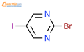 2-溴-5-碘嘧啶结构式图片|905856-70-4结构式图片