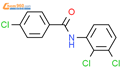4-氯-N-(2,3-二氯苯基)苯甲酰胺结构式图片|90665-36-4结构式图片