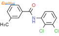 N-(2,3-二氯苯基)-3-甲基苯甲酰胺结构式图片|90665-37-5结构式图片