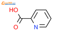 2-吡啶羧酸结构式图片|98-98-6结构式图片
