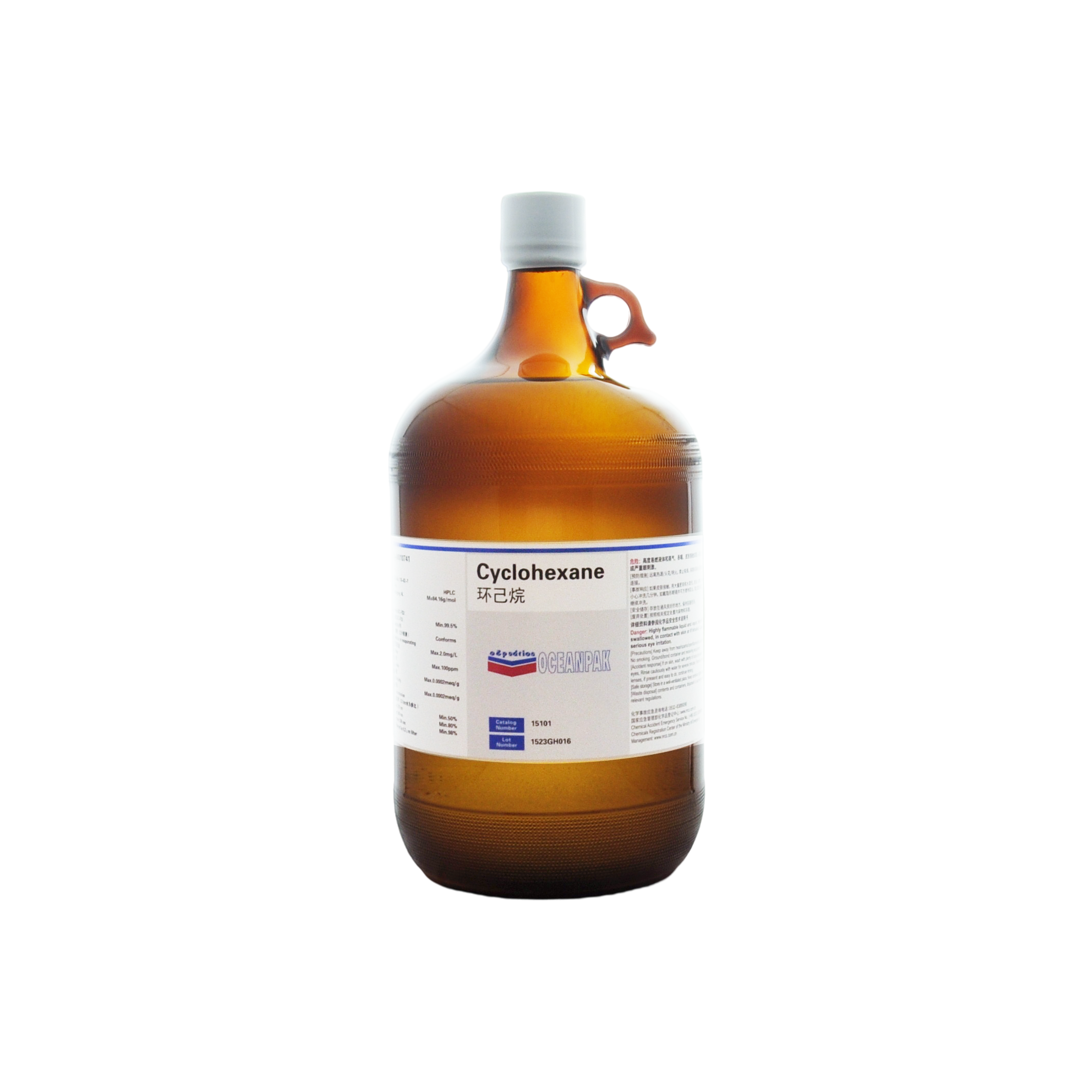 OCEANPAK/欧森巴克 环己烷 HPLC色谱纯 4L/瓶 现货