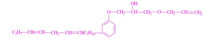 1-烯丙氧基-3-腰果酚-2-丙醇结构式图片|结构式图片