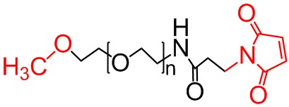 甲氧基聚乙二醇-马来酰亚胺结构式图片|结构式图片