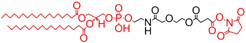 二硬脂酰基磷脂酰乙醇胺-聚乙二醇-琥珀酰亚胺酯结构式图片|结构式图片