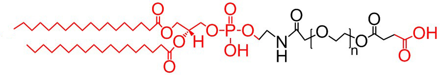 二硬脂酰基磷脂酰乙醇胺-聚乙二醇-羧基结构式图片|结构式图片
