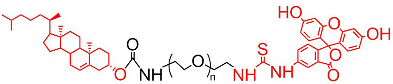 胆固醇-聚乙二醇-荧光素结构式图片|结构式图片