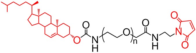 胆固醇-聚乙二醇-马来酰亚胺结构式图片|结构式图片