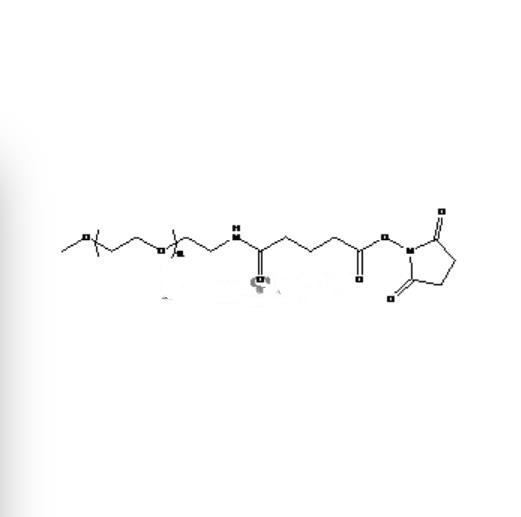 mPEG-GAS 甲氧基PEG琥珀酰亚胺酰胺戊二酸酯结构式图片|结构式图片