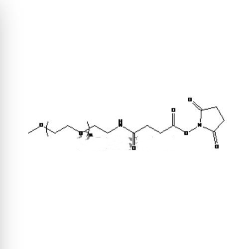 mPEG-SAS  甲氧基PEG琥珀酰亚胺酰胺丁二酸酯结构式图片|结构式图片