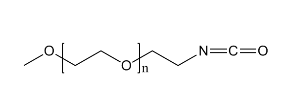 mPEG-NCO  甲氧基PEG异氰酸酯结构式图片|结构式图片
