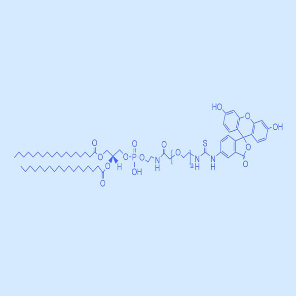 二硬脂酰基磷脂酰乙醇胺聚乙二醇荧光素结构式图片|结构式图片