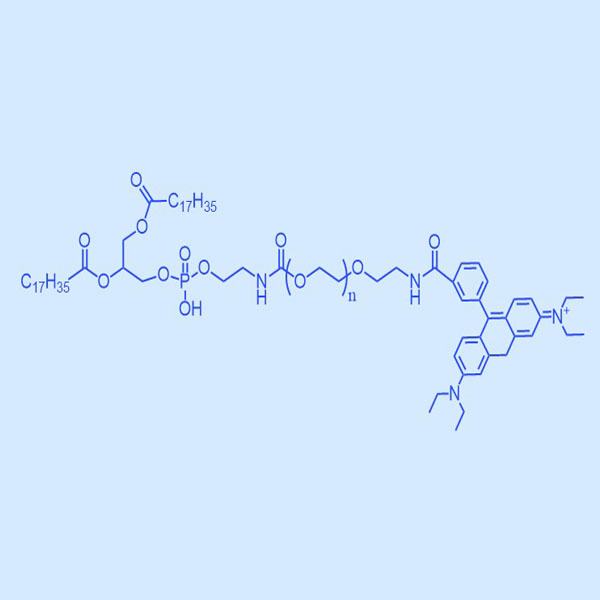 二硬脂酰基磷脂酰乙醇胺聚乙二醇罗丹明结构式图片|结构式图片