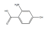 2-氨-4-羟基苯甲酸结构式图片|结构式图片