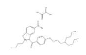 2-丁基-3-(4-(3-二丁基氨基丙氧基)苯甲酰基)-5-硝基苯并呋喃草酸盐结构式图片|结构式图片