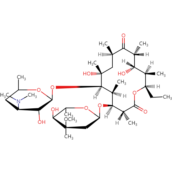 红霉素B结构式图片|结构式图片