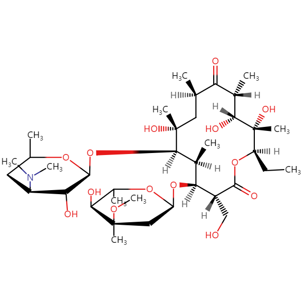 红霉素F结构式图片|结构式图片