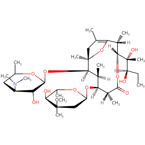 红霉素EP杂质F结构式图片|结构式图片