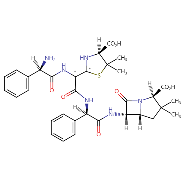 氨苄西林EP杂质P结构式图片|结构式图片