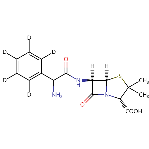 d5-氨苄西林结构式图片|结构式图片