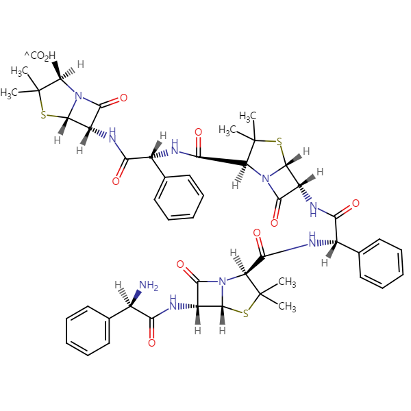 氨苄西林三聚体1结构式图片|结构式图片