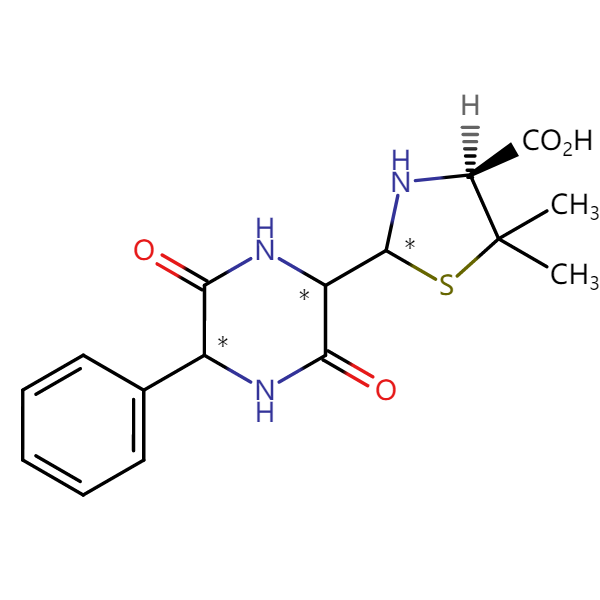 氨苄西林EP杂质C1结构式图片|结构式图片