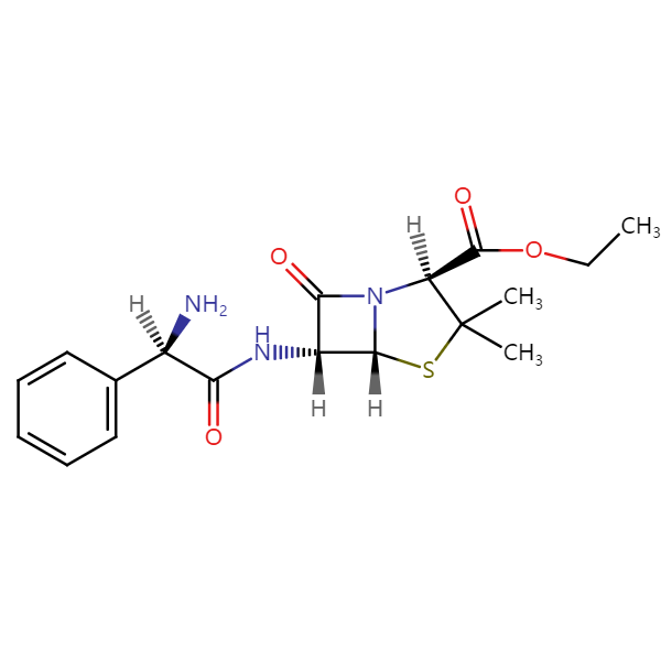 氨苄西林乙酯结构式图片|结构式图片