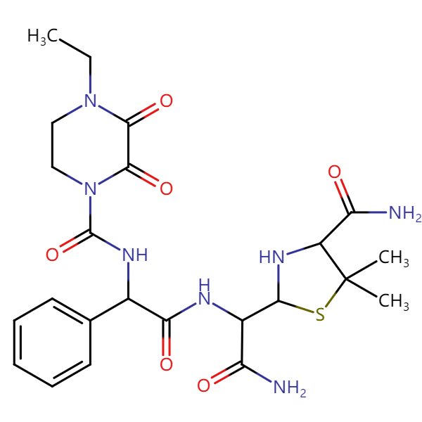 哌拉西林开环酰胺结构式图片|结构式图片