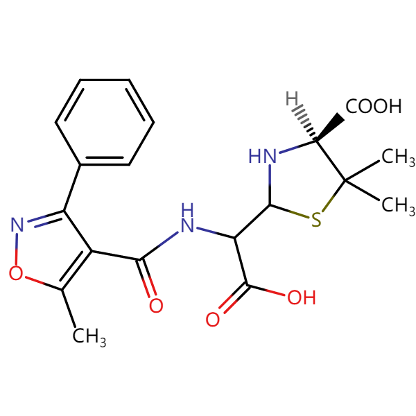 苯唑西林杂质B2结构式图片|结构式图片