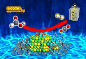 Boosting the activity of PdAg alloy nanoparticles during H2 production from formic acid induced by CrOx as an inorganic interface modifier