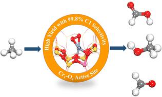 ZSM-5-confined Cr1–O4 active sites boost methane direct oxidation to C1 oxygenates under mild conditions