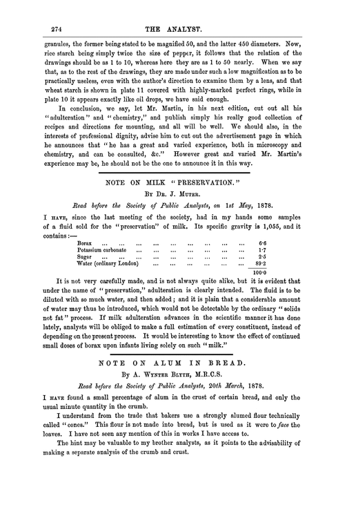 Note on alum in bread