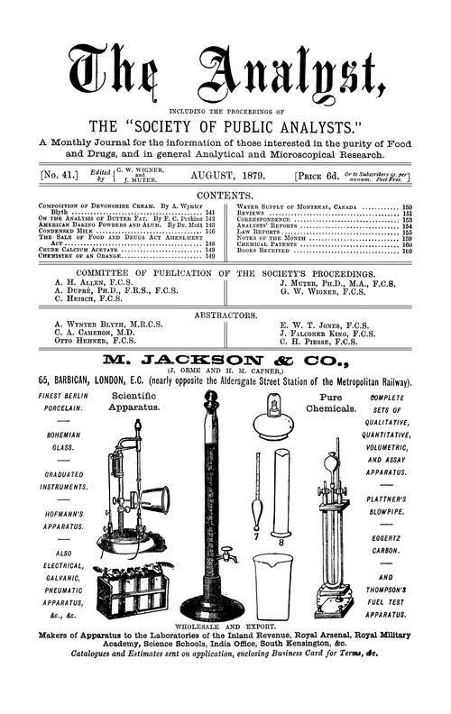 Contents pages