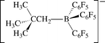 Graphical abstract: Synthesis of the new, weakly coordinating anions [RB(C6F5)3]− (R = CH2Me, CHMe2, CH2CMe3); utilization of [HNMe2Ph][Me3CCH2B(C6F5)3] to activate zirconocene catalysts for propylene polymerization