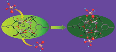 Graphical abstract: Selective sensing of dihydrogen phosphate anion by a fluorescent tetranuclear pentacoordinated zinc(ii) complex