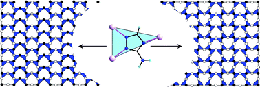 Graphical abstract: Topological ferrimagnetism and superparamagnetic-like behaviour in a disordered homometallic coordination network