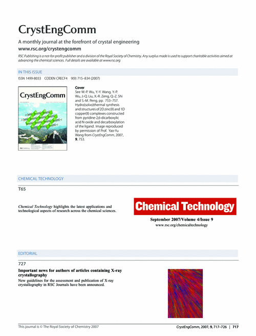 Contents and Chemical Technology